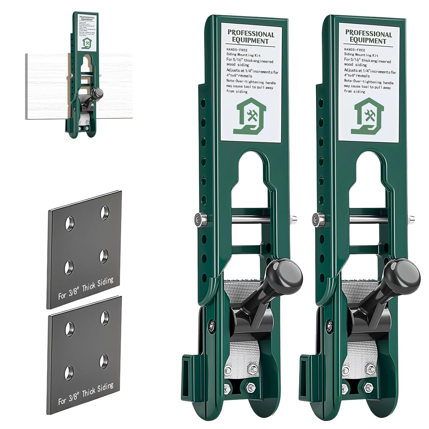 Siding Installation Tools for 5/16-Inch, 3/8-Inch, 7/16-Inch Cement Siding Lap T