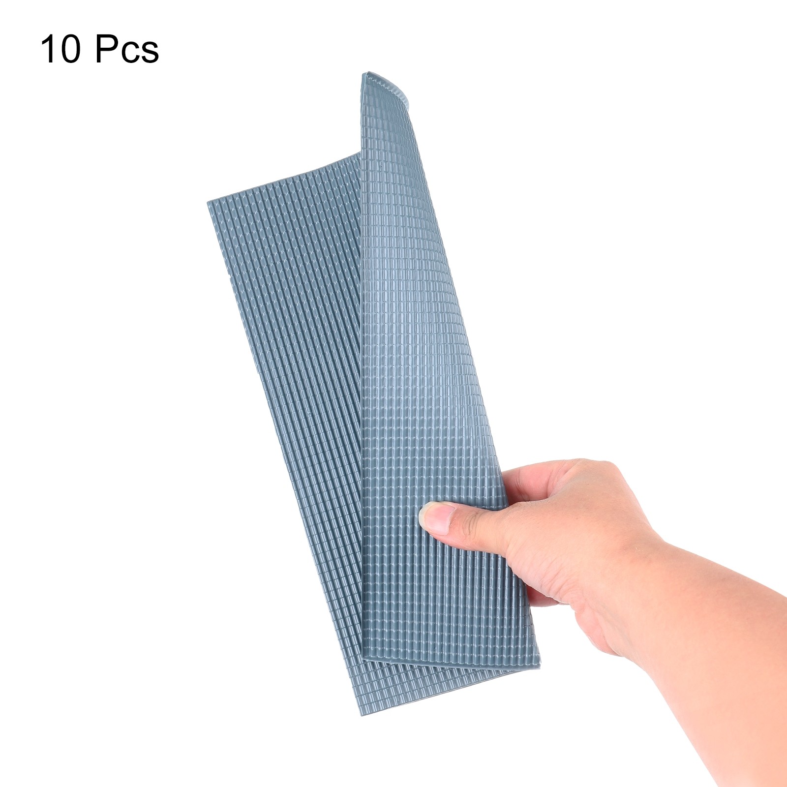 Miniature Roof Tiles PVC for Model Building Dark Grey Pack of 10,1:50
