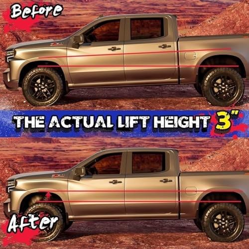 KSPront Leveling Kits for Silverado 1500 3″ F 2007+ Silverado Sierra 1500