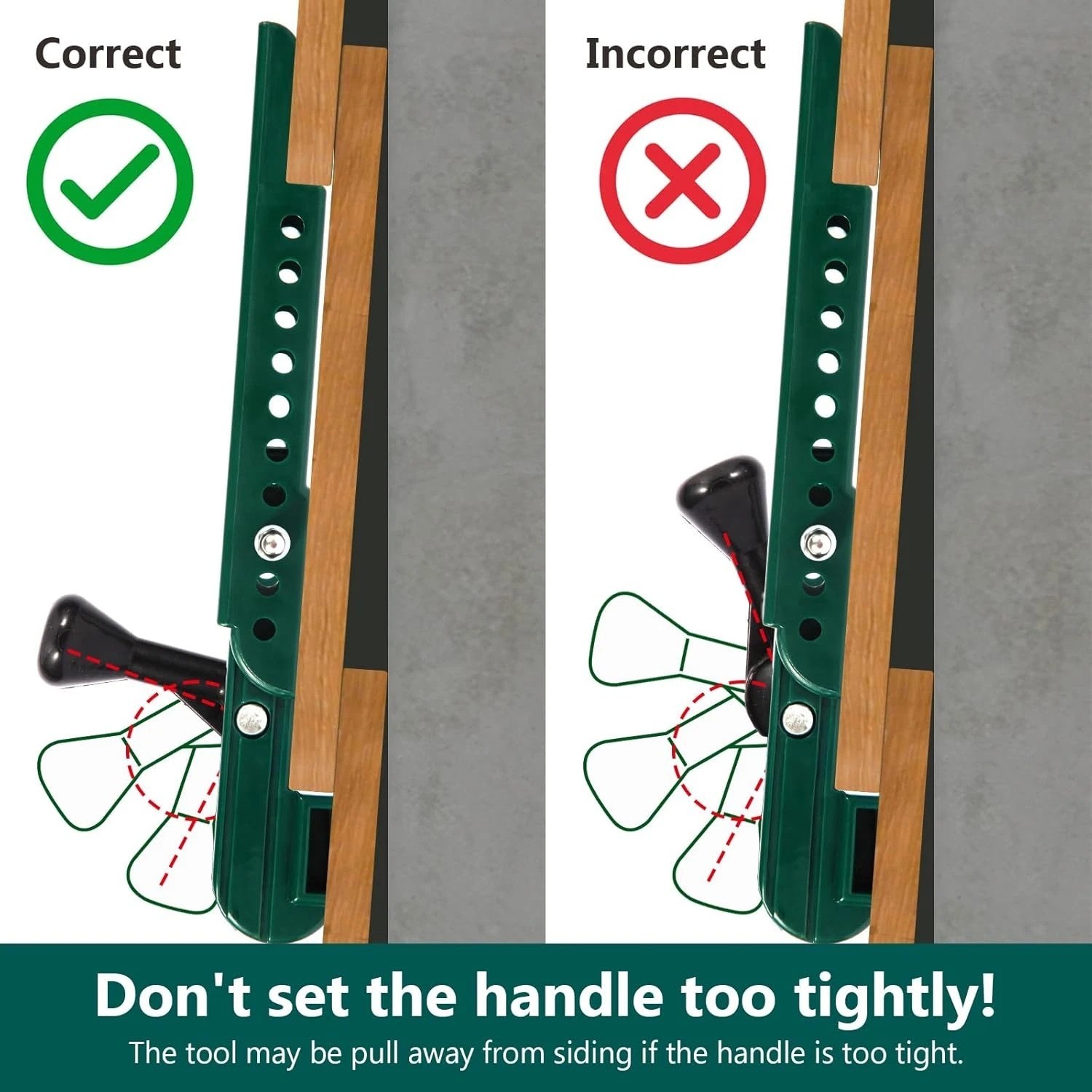 Siding Installation Tools Compatible with 7/16 inch Fiber Cement siding, Siding