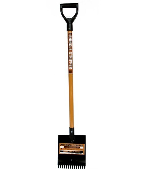 Steel Shingle Stripper Shovel For Roof D-Grip Handle 46″ Made In The USA