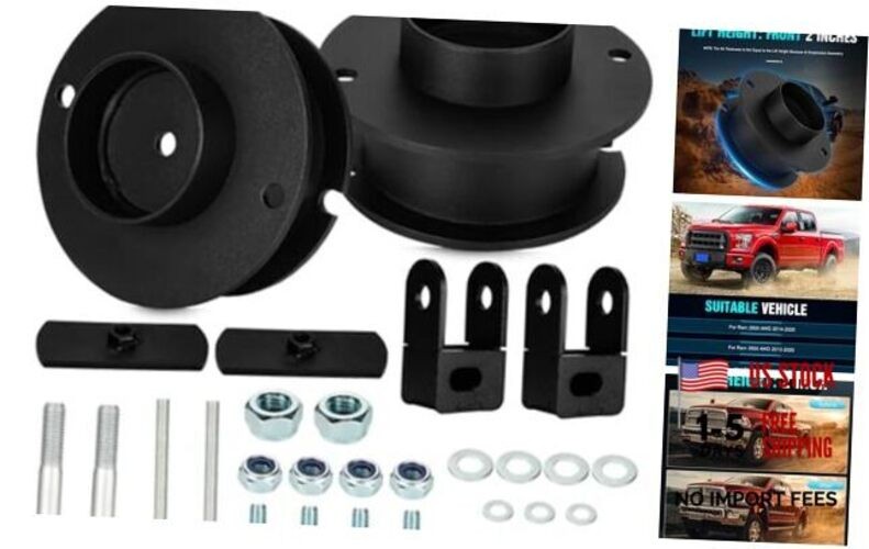 2 inch Front Leveling Lift Kit for 2013-2020 ram 2500 3500 4WD, 2″ 2″ Front