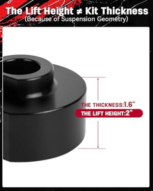 2” Front Leveling Lift Kits for 1981-1996 F150 (2WD ONLY), 2 Inch Front
