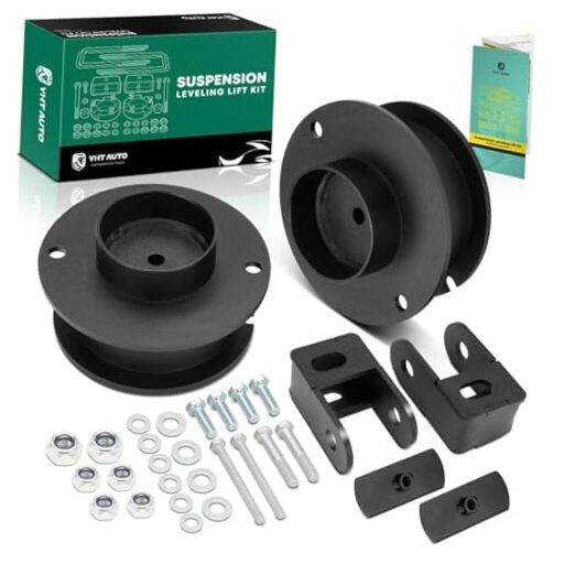 2.5 inch Front Leveling Lift Kit, Strut Spacers & Shock Relocation 2.5″