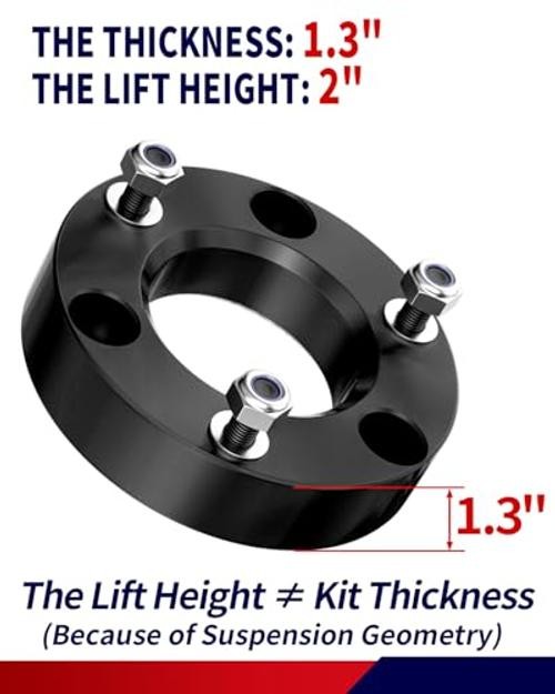 2″ Front Lift Kit for 2007-2026 Silverado/Sierra 1500
