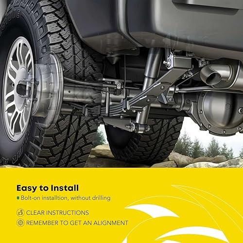 3 inch Front Leveling Lift Kit Compatible with 2002-2014 Dodge Ram 1500, RWD