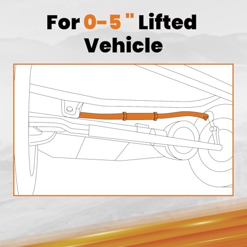 Forged Front Adjustable Track Bar for Ram 2500 2014-2023 4WD, 0-5″ Lift Solid