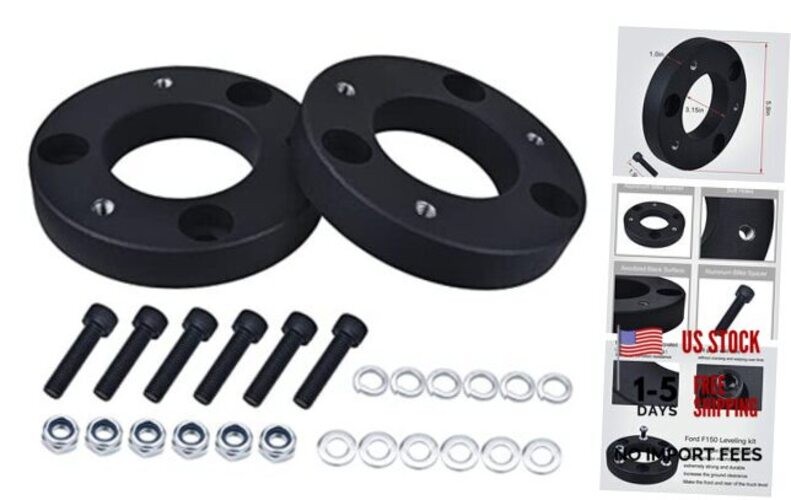 Front Leveling Kit for 1.5″, 1.5in Strut Spacers Compatible 1.5″ Front F150