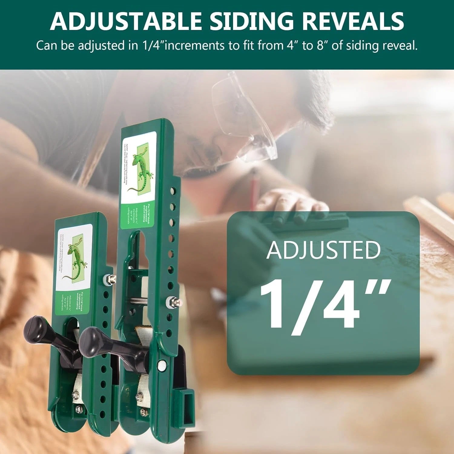 Siding Installation Tools Compatible with 7/16 inch Fiber Cement siding, Siding