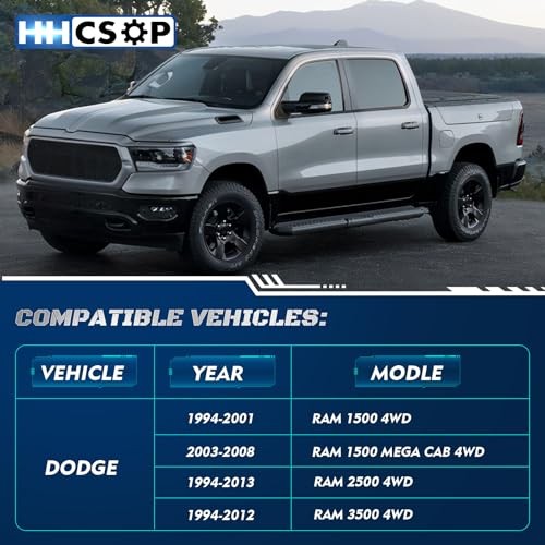 Front Leveling Lift Kit Compatible with 1994-2001 Dodge Ram 1500 4WD, 2.5″