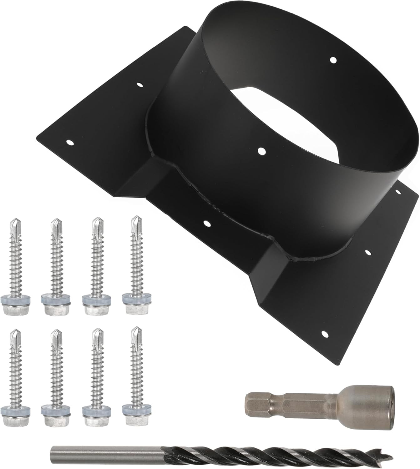 8″ Shipping Container Vent 8 Inch Corrugated Roof Vent Adapter Roof Vent Adapter