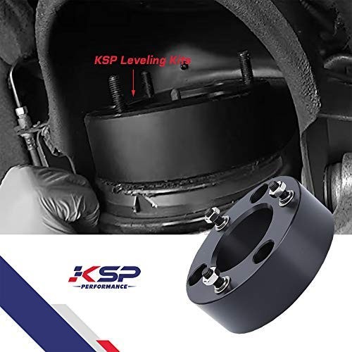 KSP 1.5″ F150 Leveling Kits, 1.5in Front Strut Spacers 1.5″ Front Black