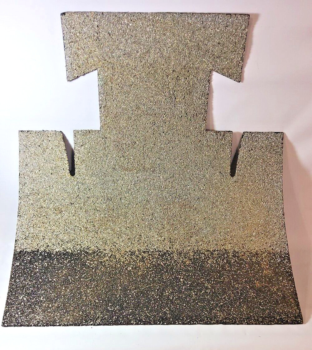 Vintage Asphalt T Lock Shingle Gray NOS Replacement 1 Piece