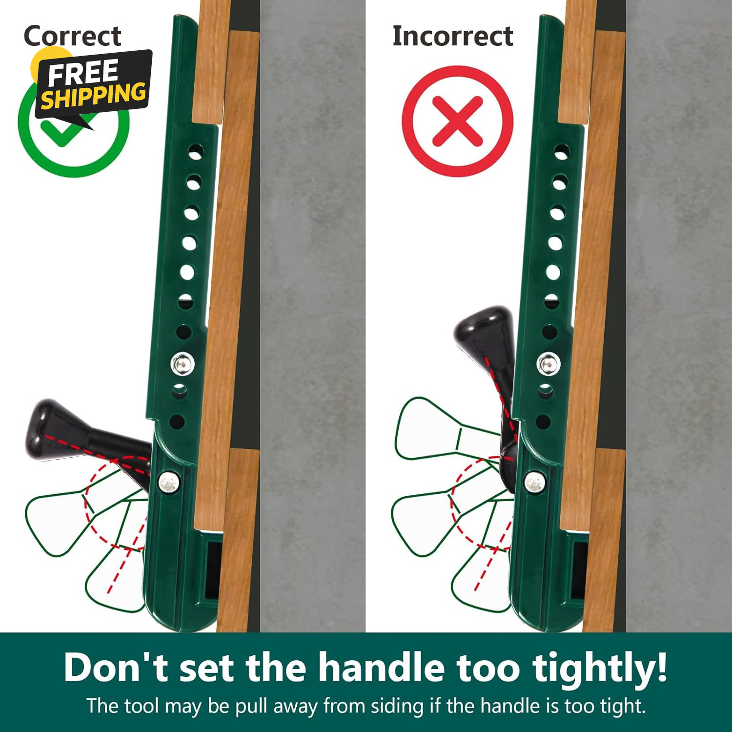 Siding Installation Tools Compatible with 7/16 Inch Fiber Cement Siding, Siding
