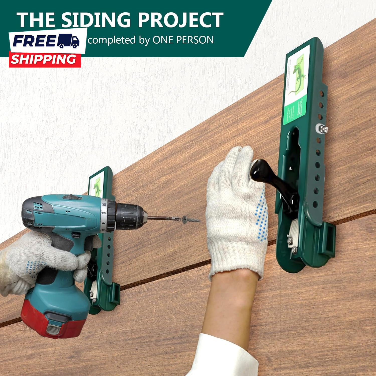 Siding Installation Tools Compatible with 7/16 Inch Fiber Cement Siding, Siding