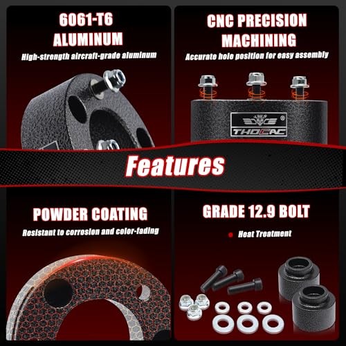 Leveling Lift Kits for 2009-2024 Ram 1500, Suspension 3.5″ Front + 3″ Rear