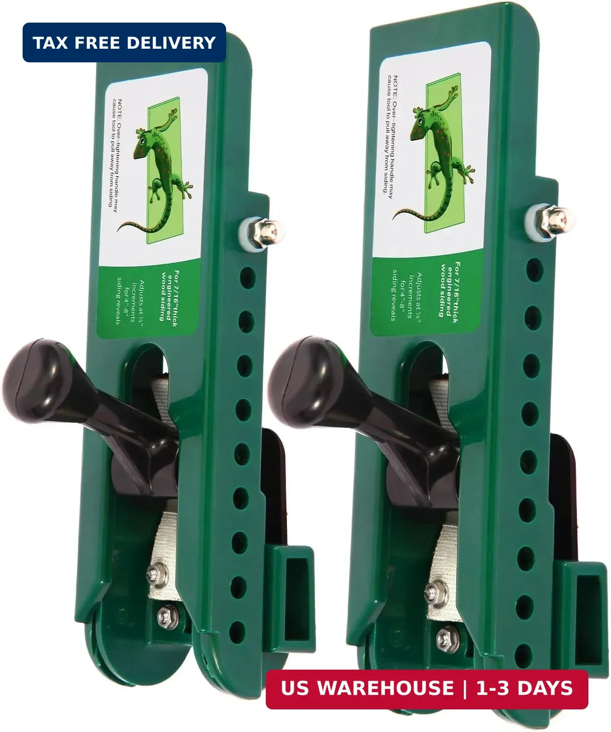 Siding Installation Tools 2 Pack Adjustable Lap Gauge for 7 16 Inch Siding Tool