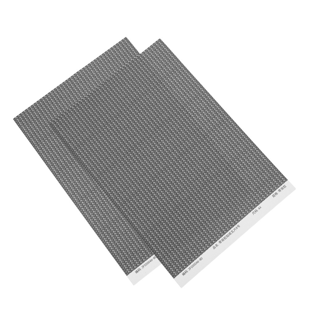 2 Sheets Miniature Dollhouse Roof Tiles Roofing Materials Building Supplies