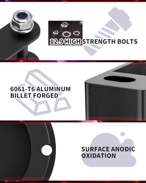 2.5″ Front Leveling Kit for 2014-2023 Ram 2500 3500 4WD Ram 2500 3500