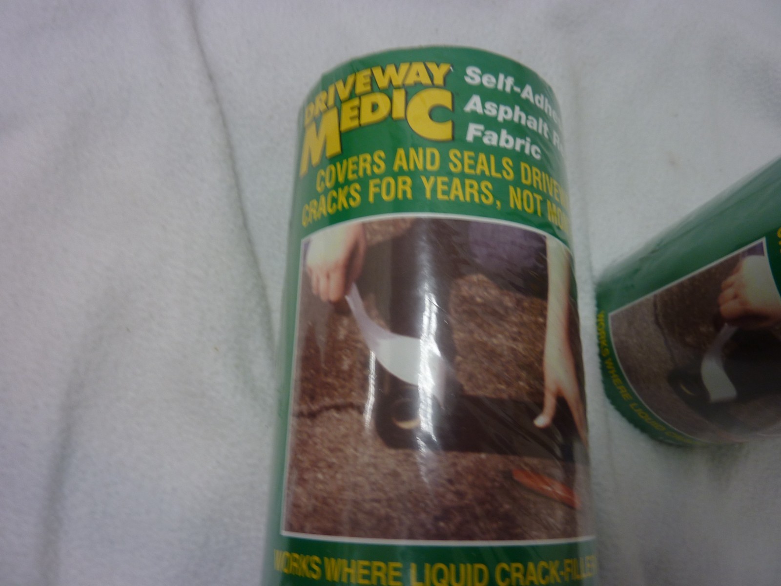 DRIVEWAY MEDIC 6 In. x 9 Ft. ASPHALT REPAIR FABRIC 609MD TWO ROLLS