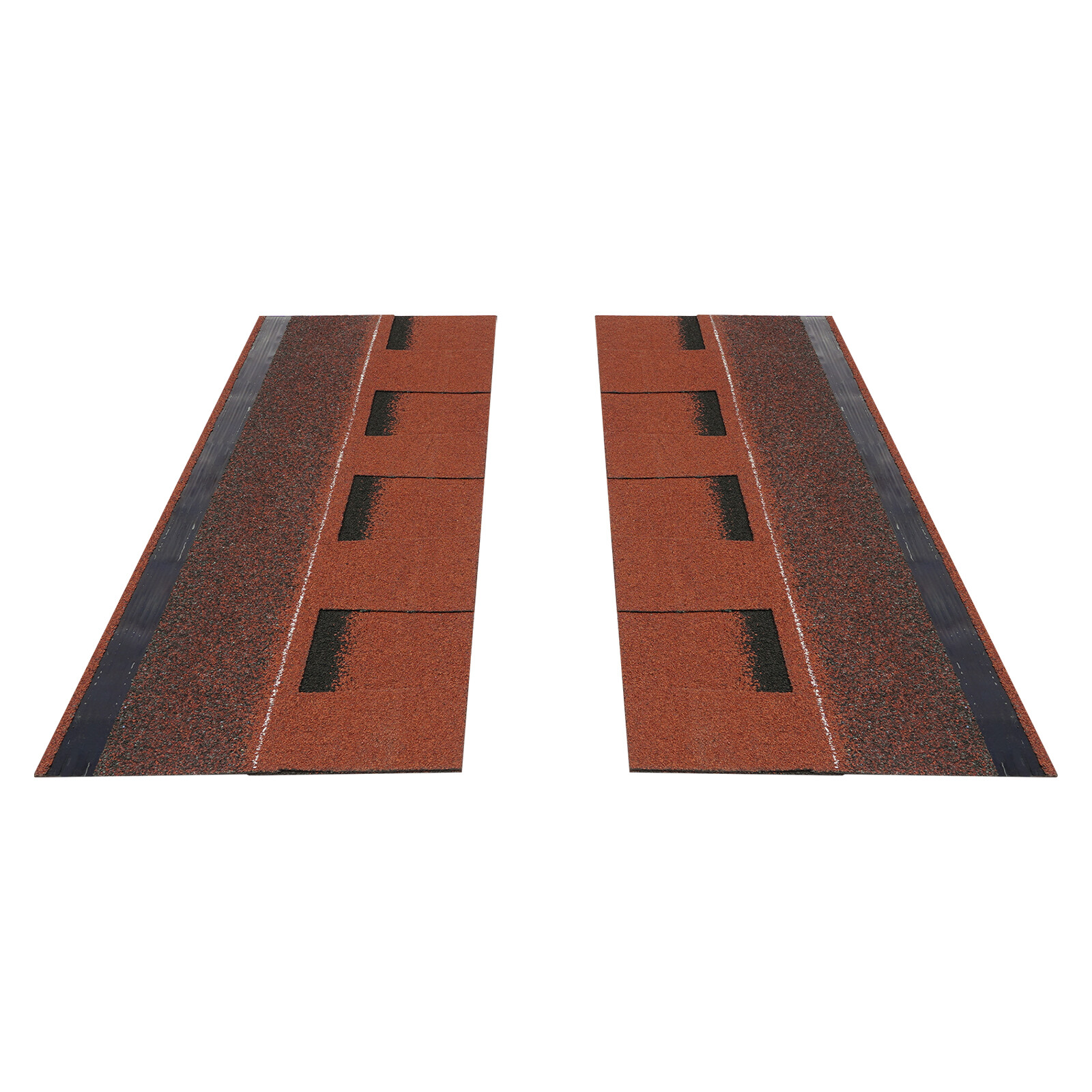 16x Roofing Shingles Asphalt Shingles Roof Tile Sheds 100*33.3cm/39.37*13.11in