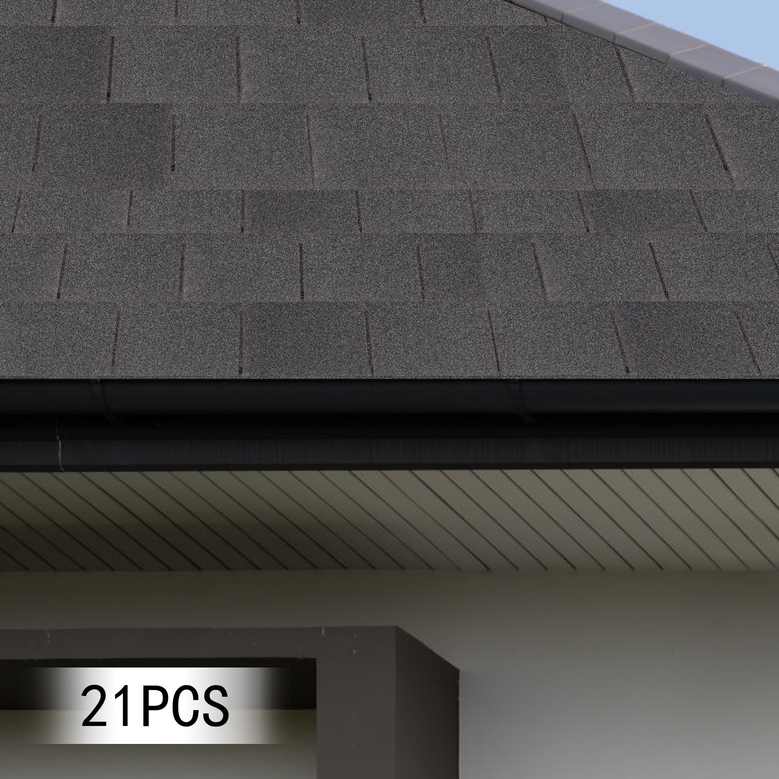 21Pcs Roofing Shingles Asphalt Shingles Roof Tiles Roof Shingles Rectangular