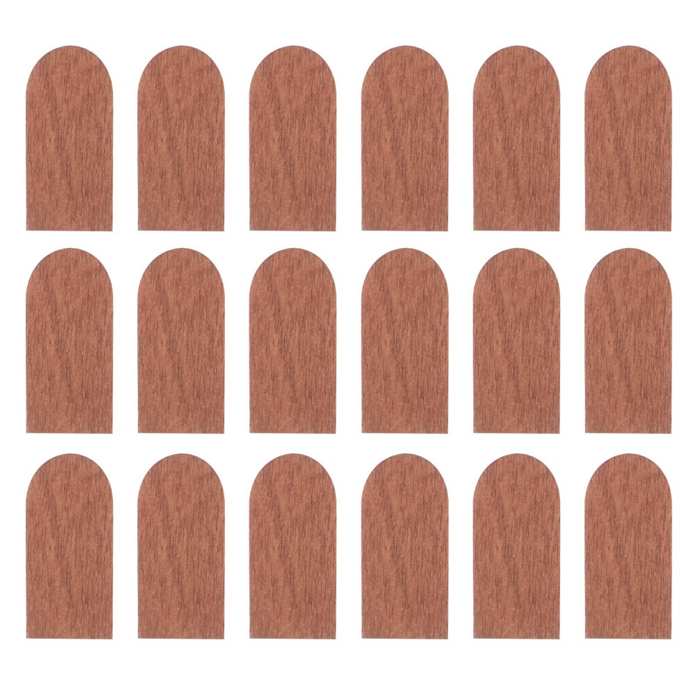 200pcs Miniature Roof Sheets: Fish Scale Tiles – 1:6 Model Roofing for DIY