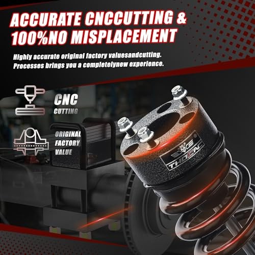 3″ Front Leveling Lift kits Compatible with 2007-2024 Silverado 1500 3.5″ Front