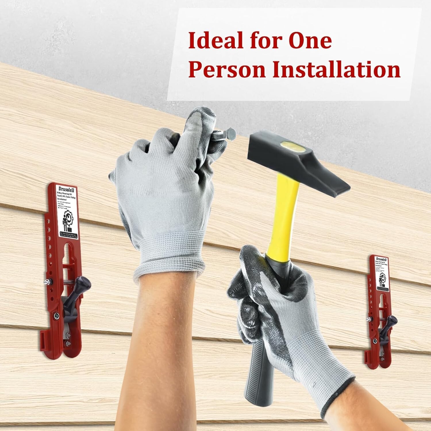 Adjustable Lap Siding Gauge – Efficient Installation Tool for 5/16″ Thick Siding