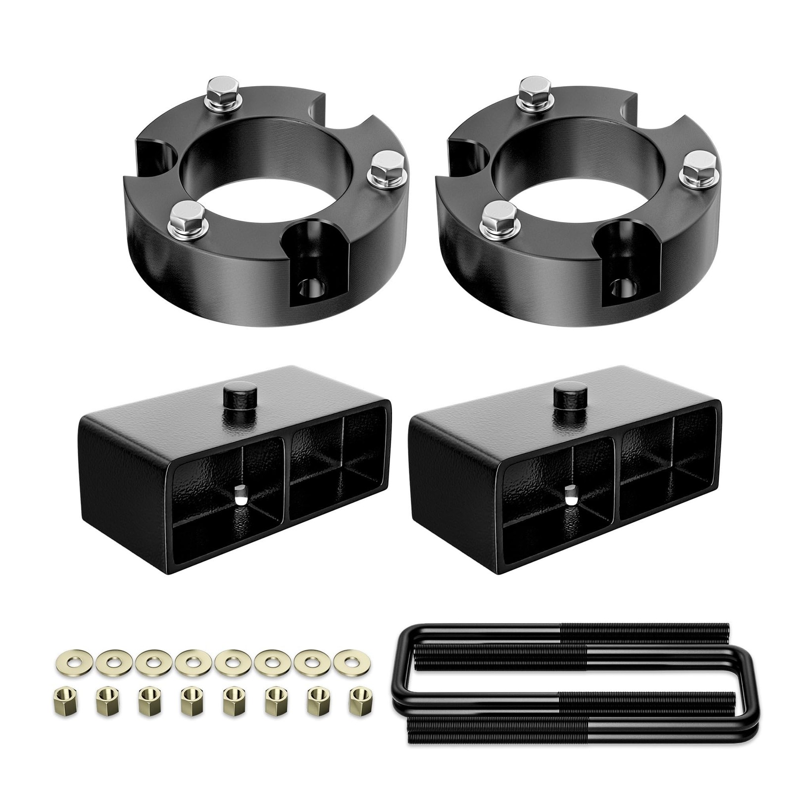 3″ Front and 2″ Rear Leveling Lift Kits for 2005-2023 Tacoma, 3 inch Front St…