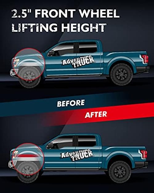 3″Front & 2″Rear Leveling Lift Kits Compatible with Ram 2.5″ Front for F-350