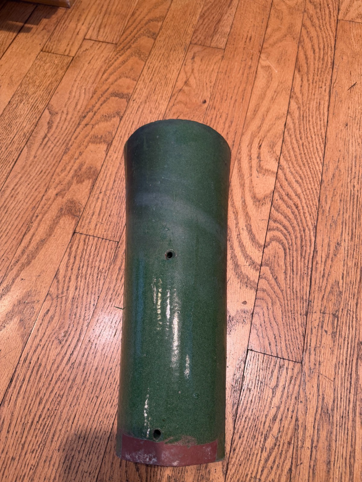 4 Ludowici green narrow hip roll 1928 vintage14 3/8 inch length