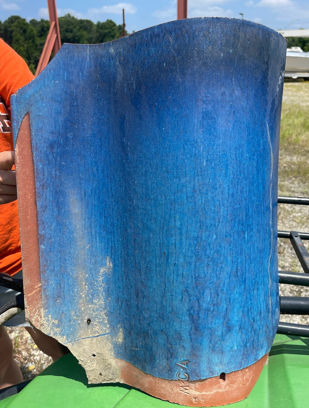 MCA Clay Roofing Tiles in Ocean Blue