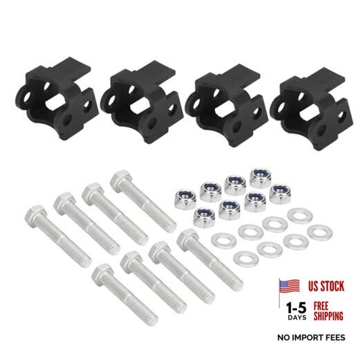 2″ Front and 2″ Rear Leveling Lift Kit Strut Spacer Suspension Lift Kits Lift