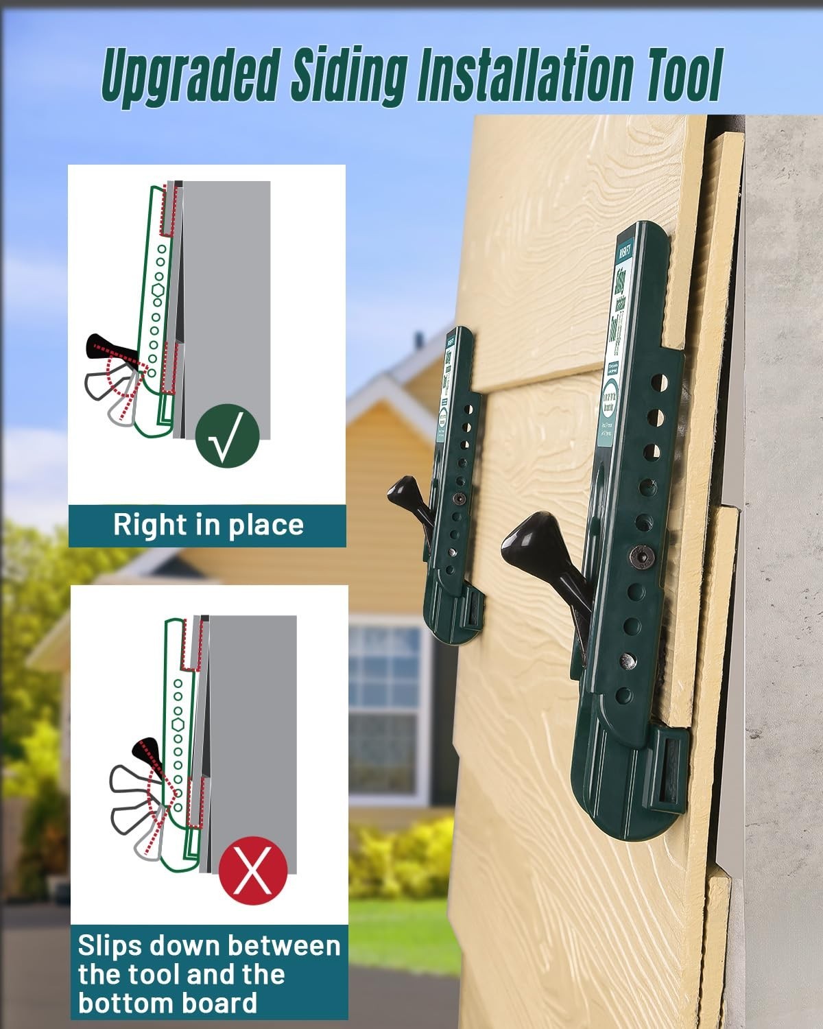 Adjustable Fiber Cement Siding Installation Tools – 5/16″, 3/8″, 7/16″ Gauge, 2