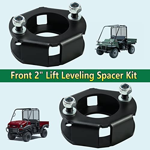 2 Pcs Front 2″ Lift Leveling Spacer Kit Compatible with 1990-2019 Kawasaki