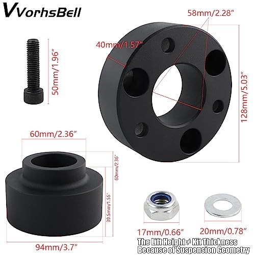 Leveling Lift Kits for Ram 1500 4WD 4X4 2.5 2.5″ Front and 1.5″ Rear