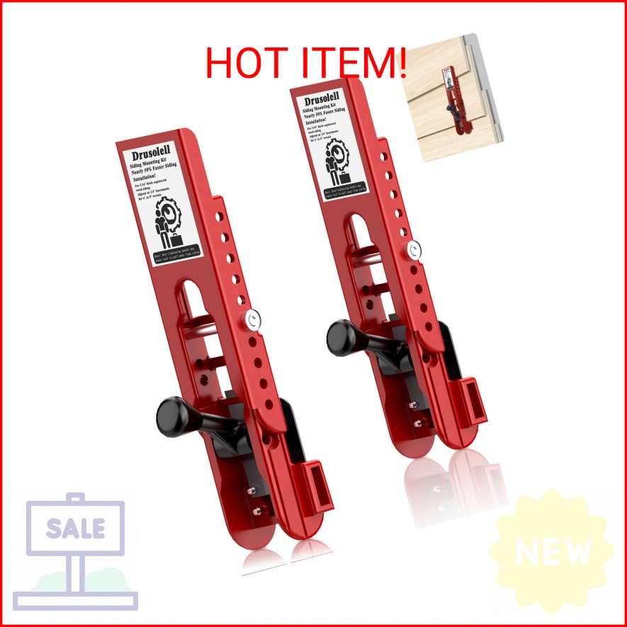Siding Installation Tools, Siding Mounting Kit, Compatible with 5/16-Inch Fiber
