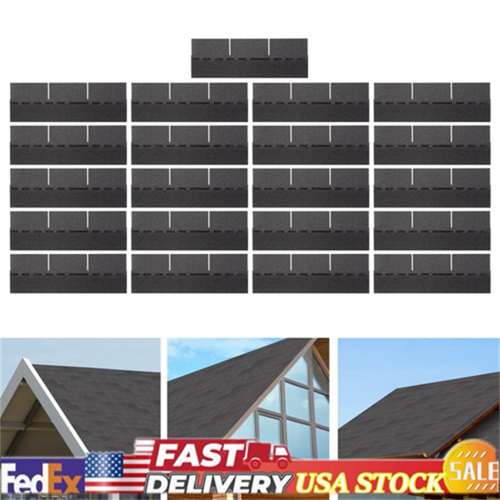 21* Roofing Shingles Grey 100cm Asphalt Roofing Shingles for Modern Building