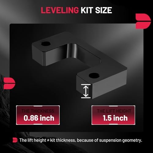 1.5″ Front Leveling Lift Kits, 1.5″ Front + 0″ Rear Silverado Suburban 1500