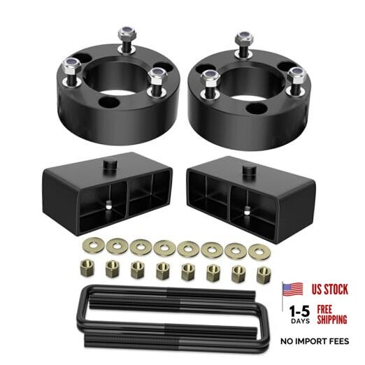 3″F + 2″R Leveling 3″ Front Strut Spacers and Lift Kit for 2005-2023 Frontier