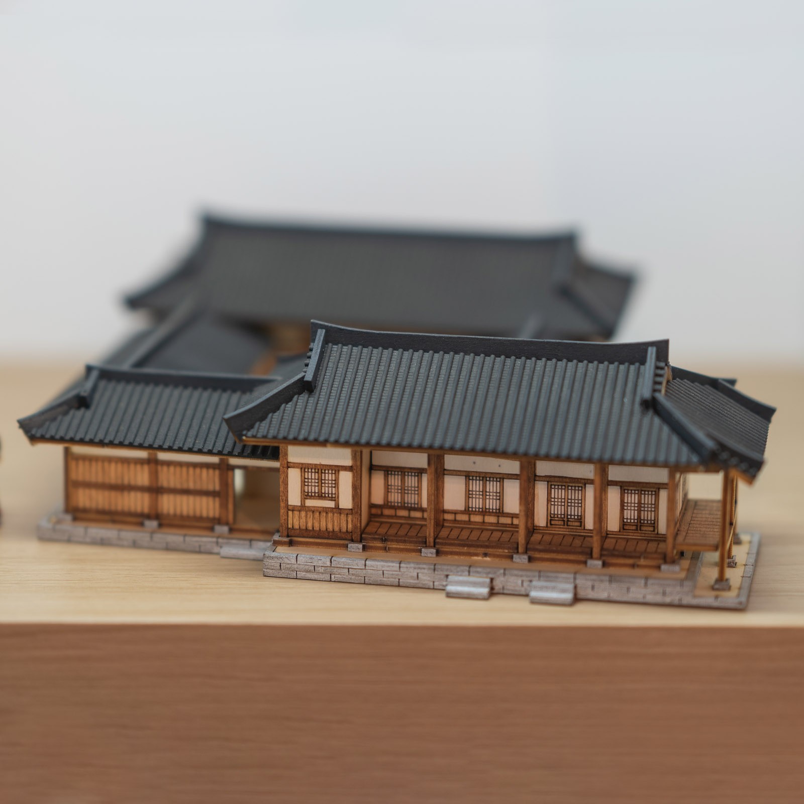 Miniature Roof Tiles ABS Roof Sheet for DIY Model Sand Table White Scale 1:75