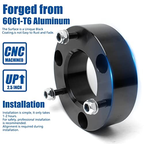 Leveling Lift Kits, Compatible with 2.5″ Front 2007-2026 Silverado Sierra 1500