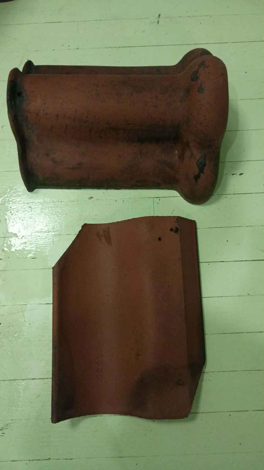 Salvaged Ludowici Celadon Imperial 13″ Spanish Terracotta Roof Tile 250 pieces