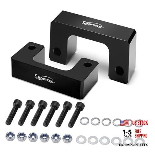 2.5″ Front Leveling Lift Kit 2.5″ Front + 0″ Rear Silverado Suburban 1500