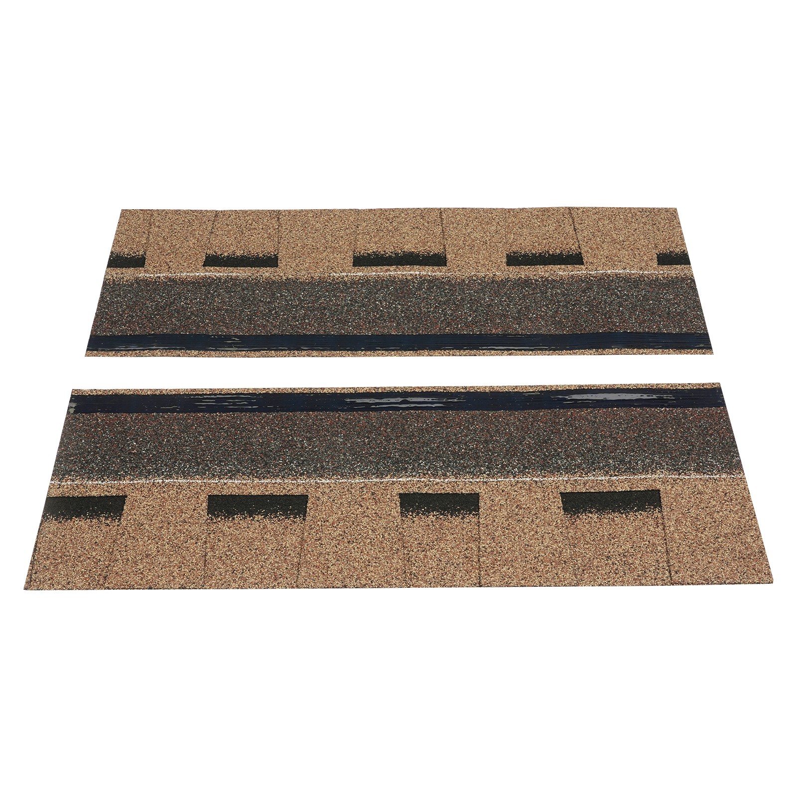 16* Roofing Shingles Gold 100cm Asphalt Roofing Shingles for Modern Building
