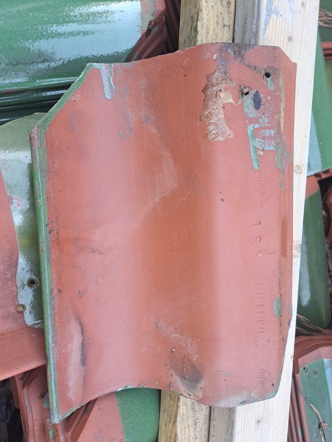 RIDGECAPS Ludowici Green Finish S Shape Roof Tiles (Clay)