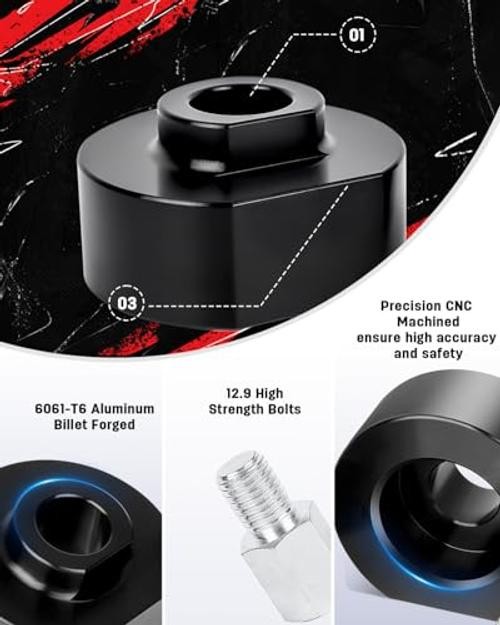 2” Front Leveling Lift Kits for 1981-1996 F150 (2WD ONLY), 2 Inch Front