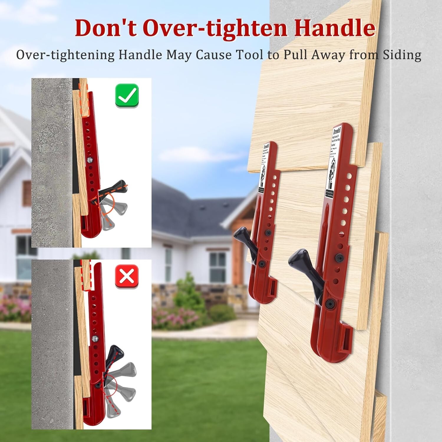 Adjustable Lap Siding Gauge – Efficient Installation Tool for 5/16″ Thick Siding