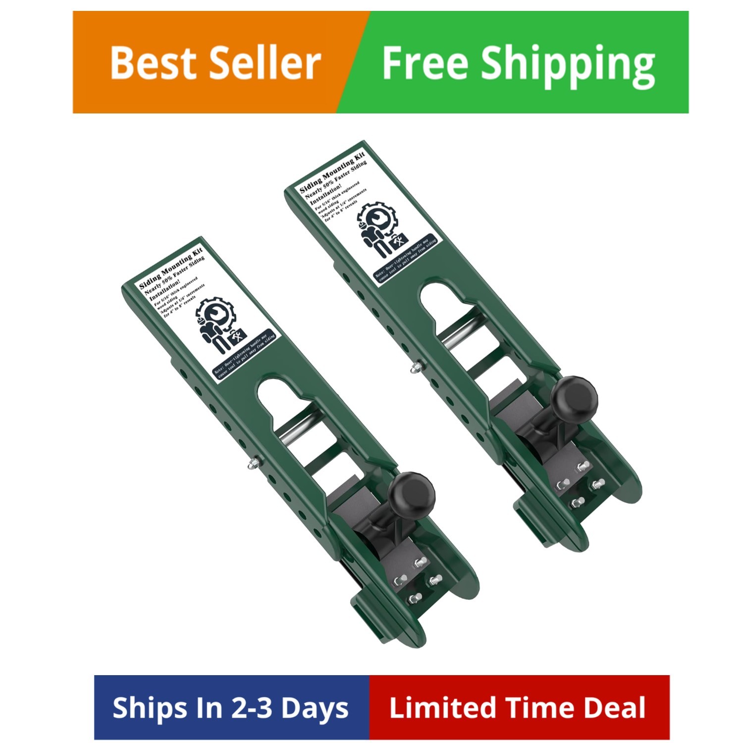Siding Installation Tools, Siding Mounting Kit, Compatible with 5/16-Inch Fiber